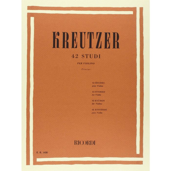 Kreutzer 42 studi per violino main product photo