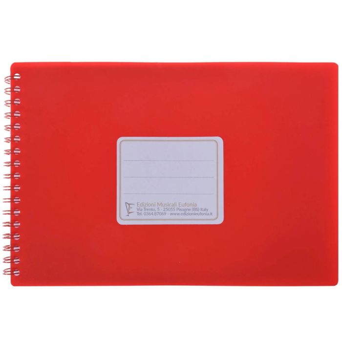 Libretto banda Eufonia 18 buste 104 gr 22,5x15cm rosso main product photo