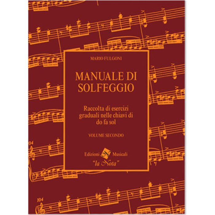 Fulgoni Mario Manuale di Solfeggio 2 main product photo