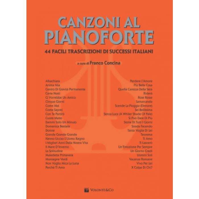 Concina Canzoni al Pianoforte 1 main product photo