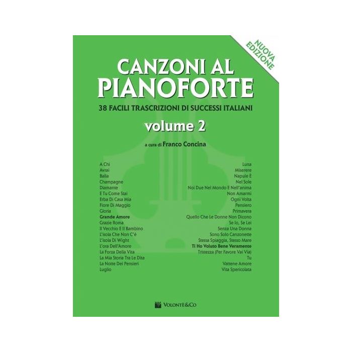 F.Concina Canzoni al Pianoforte Vol.2 main product photo