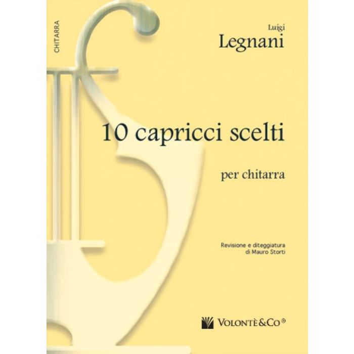 Legnani 10 Capricci scelti per chitarra Rev. Storti main product photo