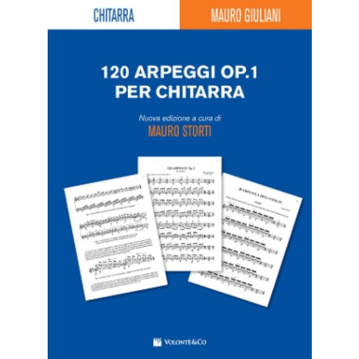 Giuliani 120 Arpeggi op.1 per chitarra main product photo