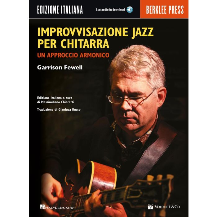 G.Fewell Improvvisazione Jazz per chitarra un approccio armonico con audio in download main product photo