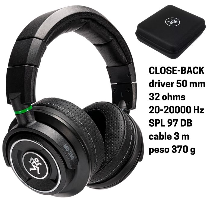 Cuffia Mackie MC-350 CLOSED 32 Ohm main product photo
