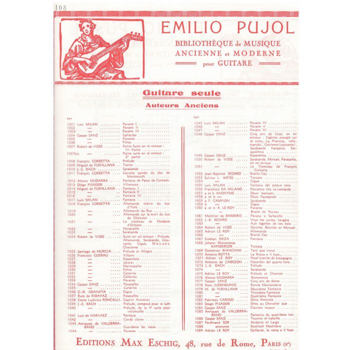 Gavotte (Pujol 1108) 2 Guitares Christoph Willibald gluck main product photo