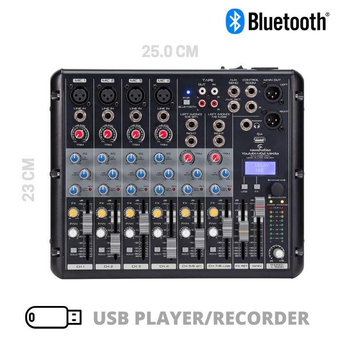 Soundsation YOUMIX-402BT main product photo