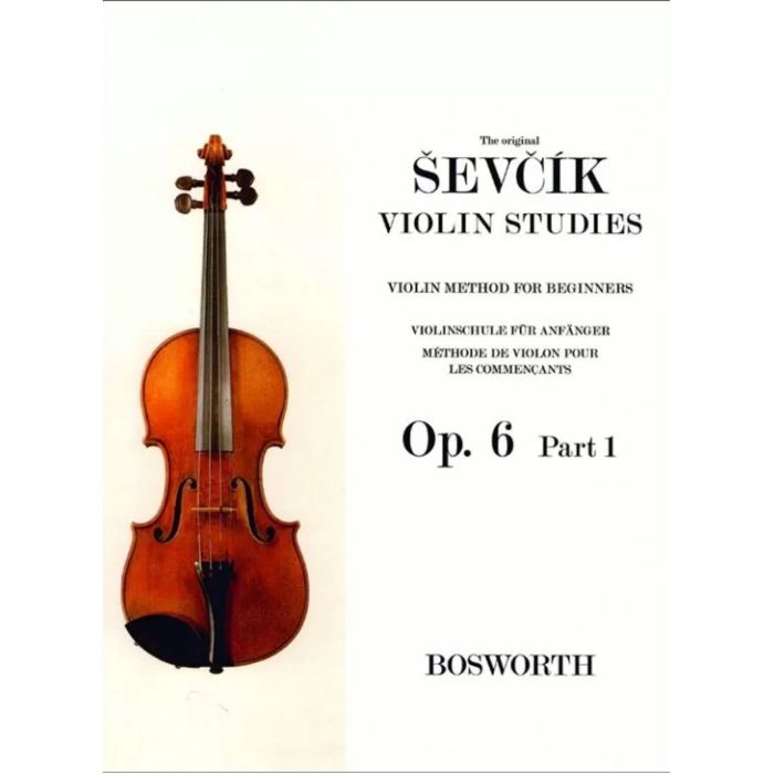 Sevcik Metodo Studi Violinistici per Principianti Op.6 Part 1 main product photo