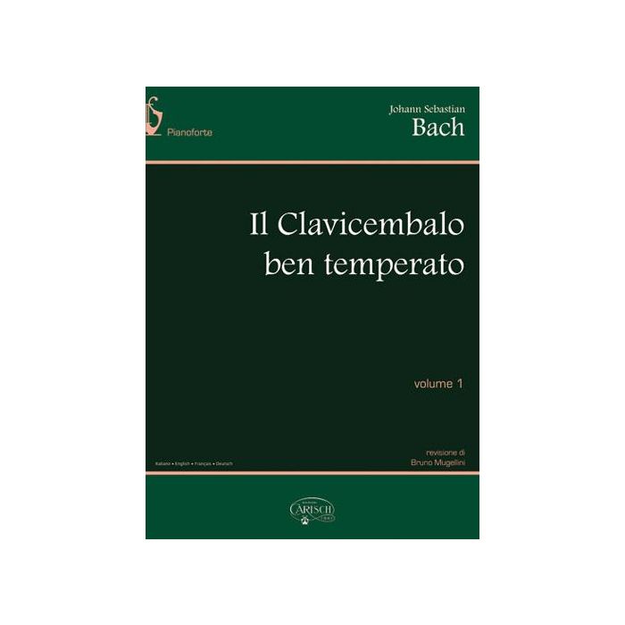 J.S.Bach Il Clavicembalo Ben Temperato Vol.1 Ed. Mugellini main product photo
