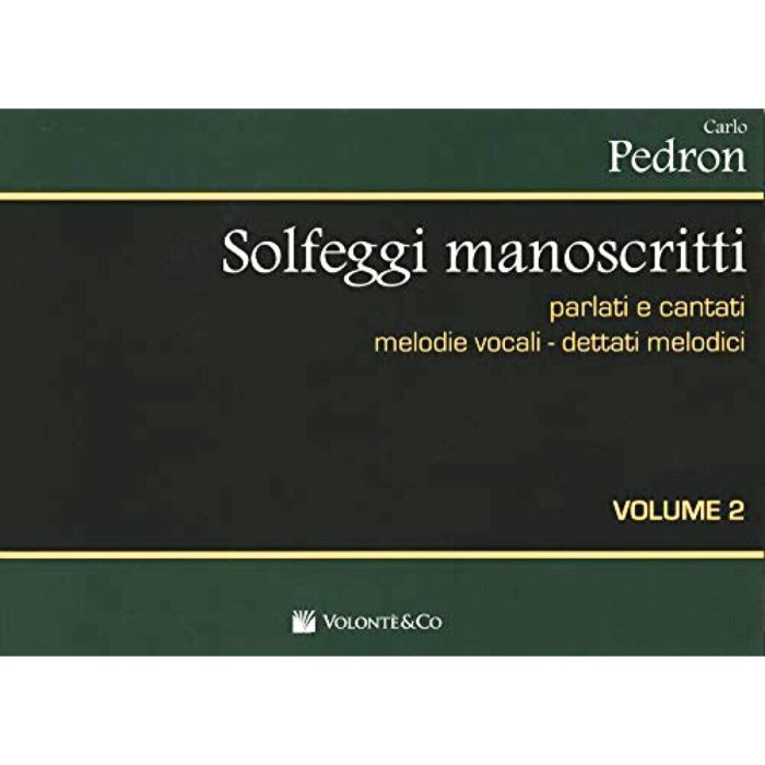 Pedron Solfeggi manoscritti 2 main product photo