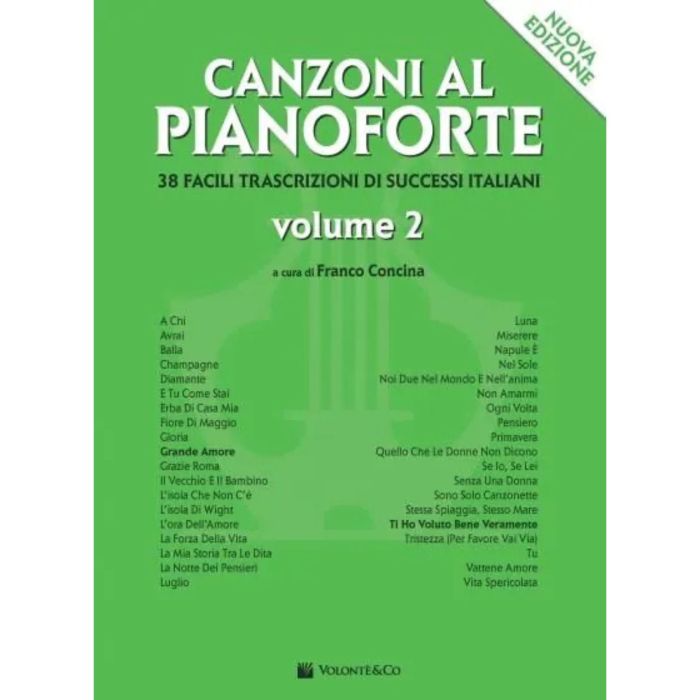 F.Concina Canzoni al Pianoforte Vol.2 main product photo
