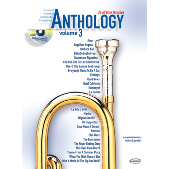 A.Cappellari Anthology per Tromba Vol.3 con cd main product photo