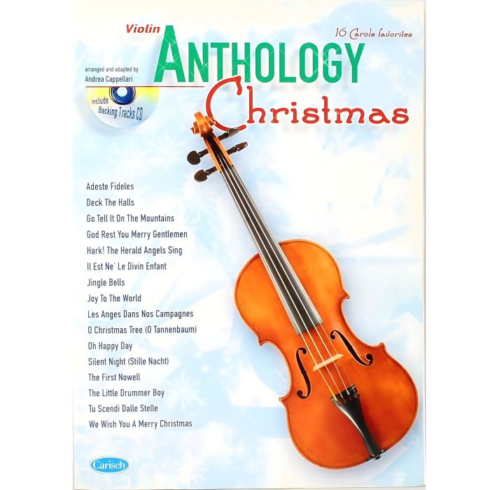 Cappellari Anthology Christmas violino c on cd main product photo