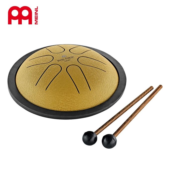 Steel tongue drum 14cm Meinl mstd3g Sonic Energy gold main product photo