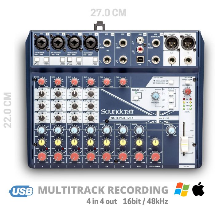 Soundcraft Notepad 12FX main product photo