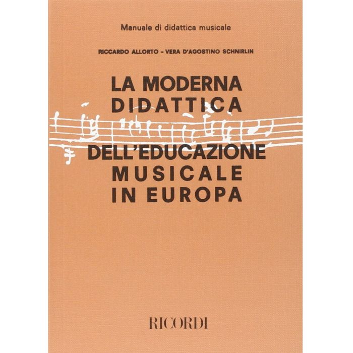 R.Allorto La moderna didattica dell'educazione musicale in Europa main product photo