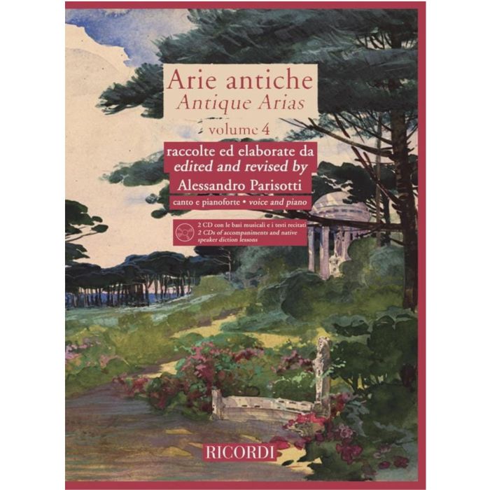 A.Parisotti Arie Antiche Vol.4 Canto/Piano con 2 Cd main product photo