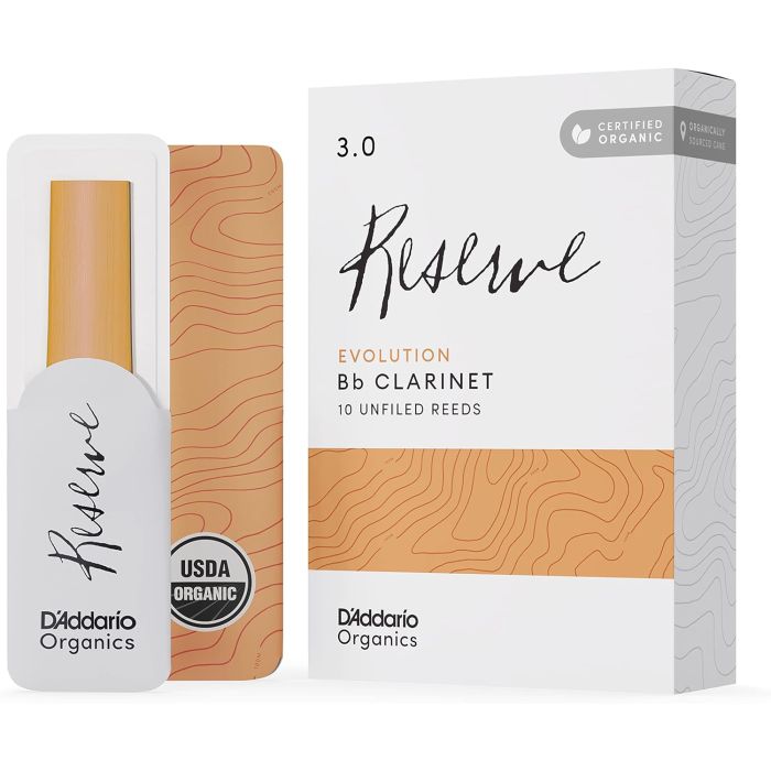 Ance Clarinetto Sib D'Addario Organic Reserve Evolution Unfiled n.3 10pz main product photo