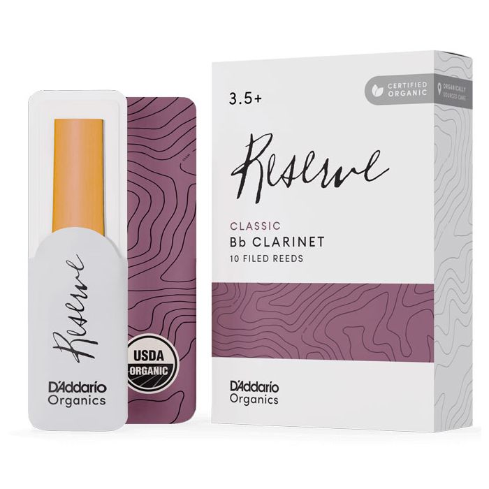 D'addario Organic Reserve Classic Clarinet n.3.5+ (10-pack) main product photo