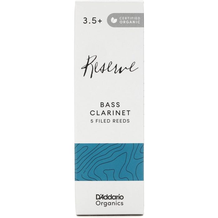 Ance Clarinetto Basso Reserve Organics By D'Addario n.3,5+ 5pz main product photo