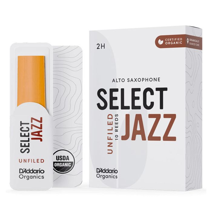 D'Addario Organics Select Jazz Alto Sax Unfiled n.2 Hard 10pz main product photo