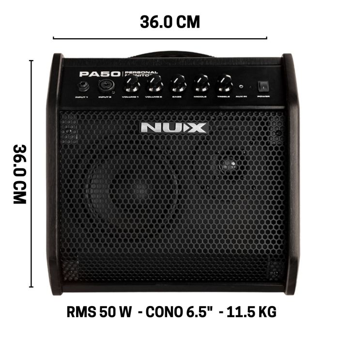 Monitor strumenti Nux PA-50 main product photo