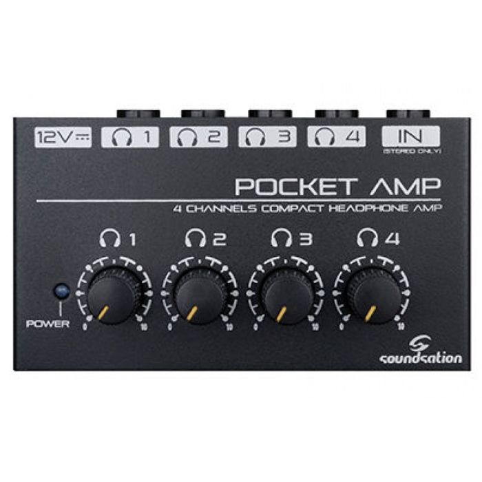 Preamplificatore Cuffie mini Soundsation POCKET-AMP 4 canali main product photo