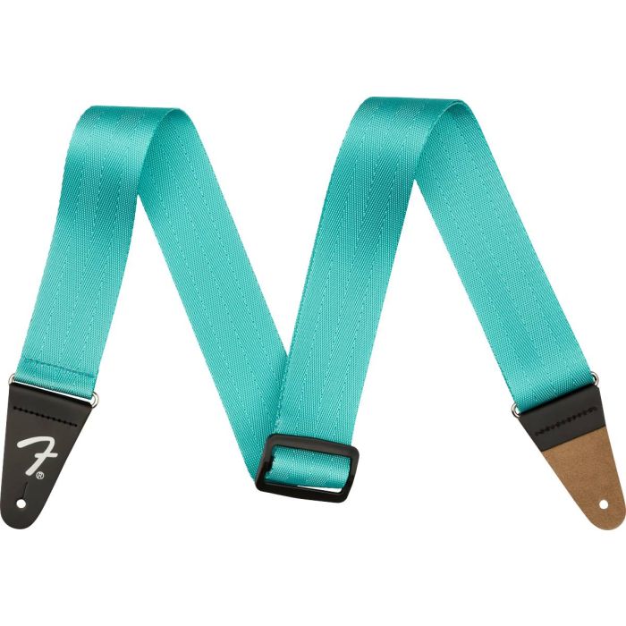 Tracolla chitarra Fender American Professional Seat Belt Miami blue main product photo