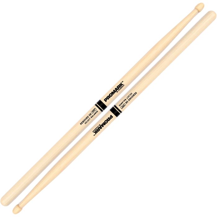 Bacchette Promark Hickory Rebound 5B punta legno ghianda main product photo