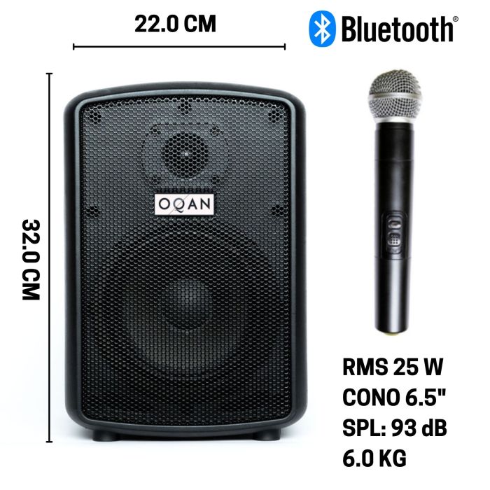 Box amplificato Oqan QLS-6 Street partner 1 palmare 100w a batterie main product photo