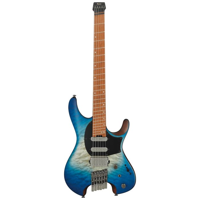 Chitarra Elettrica Ibanez QX54QM-BSM blue sphere burst matte con borsa main product photo