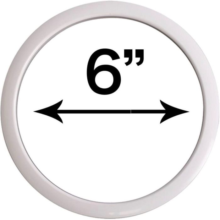 Gibraltar SCGPHP-6W white bass drum hole main product photo