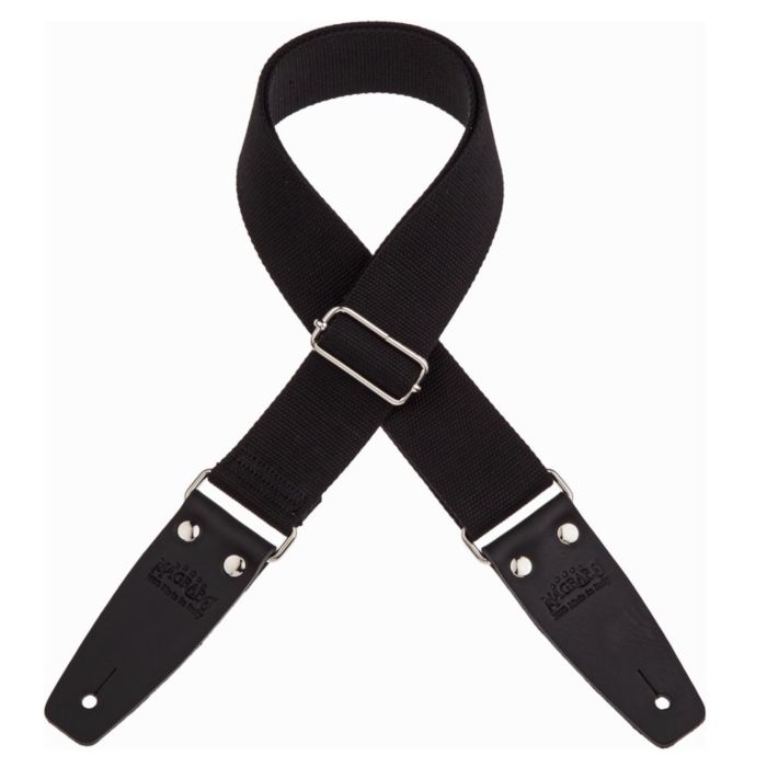 Tracolla chitarra Magrabo' Stripe SC Entry nera fibbia argento 5cm main product photo