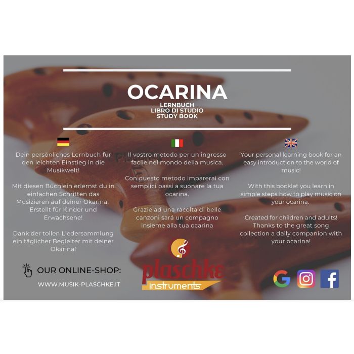 Plaschke Metodo facile per l'ocarina a 10 fori main product photo