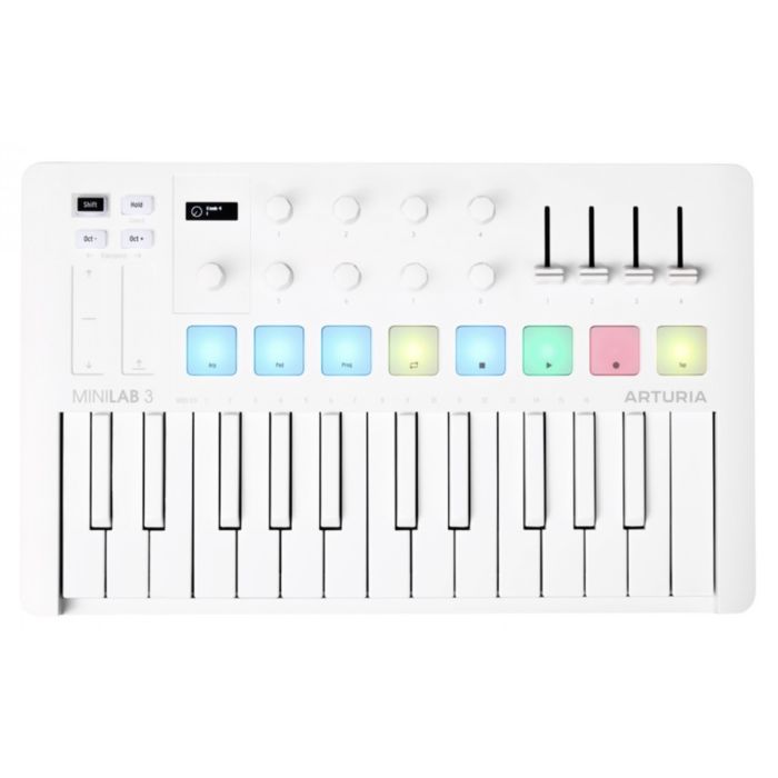 Arturia MiniLab 3 Alpine White main product photo