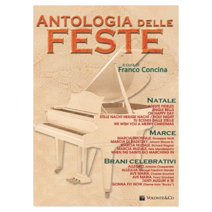 F.Concina Antologia delle Feste per pianoforte main product photo