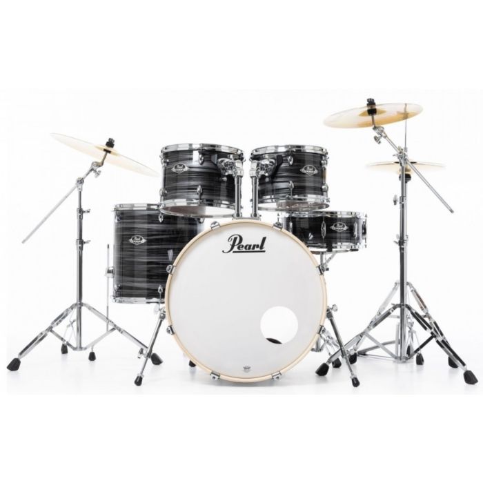 Pearl Export Fusion 22" 5pz Hardware e Piatti graphite silver twist main product photo