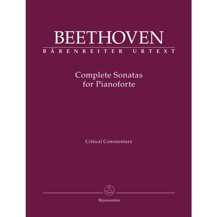 Complete Piano Sonatas Ludwing van Beethoven Book Painoforte main product photo