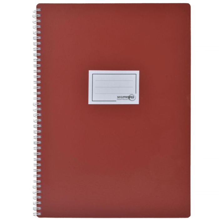 Libretto banda Scomegna 10 fogli A4 33x25,5cm marrone 380gr main product photo