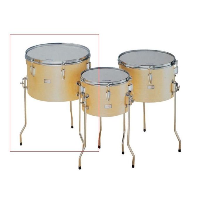 Timpano Honsuy 40,5cm x 24cm pelle natur ale con gambe e tiranti per pelle main product photo