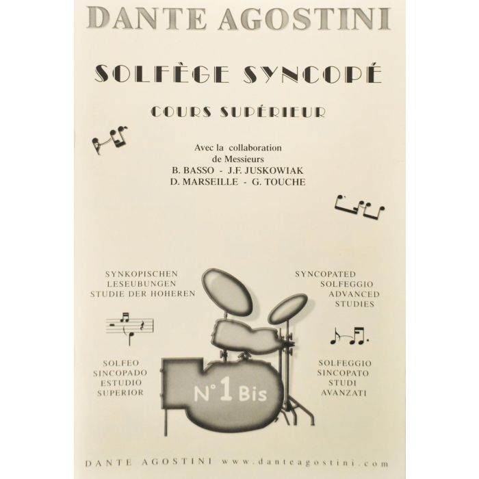 D. Agostini Solfeggio Sincopato Vol.1 Bis main product photo