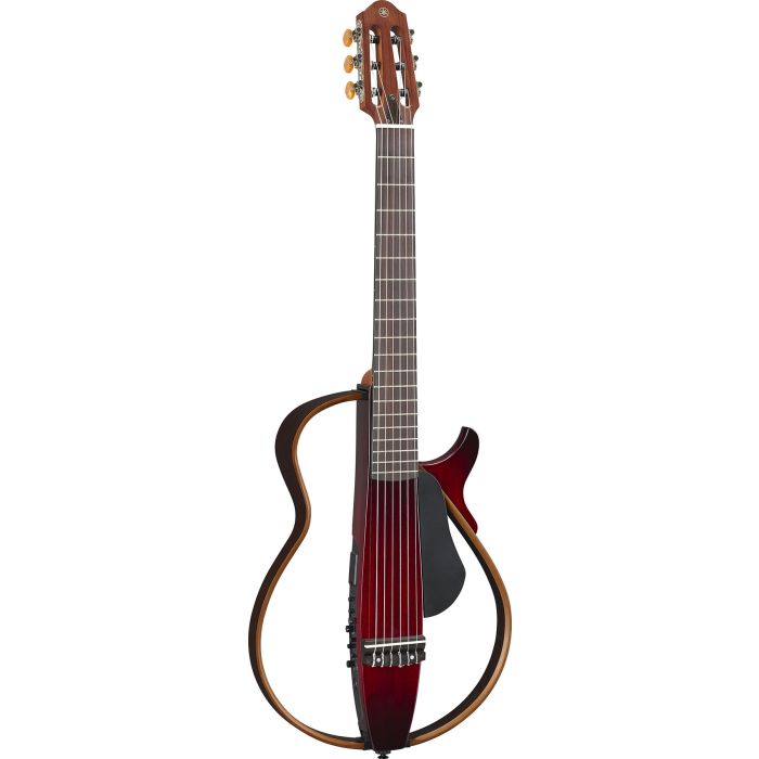 Chitarra Classica Elettrificata Silent Yamaha SLG200N CRB crimson red burst con borsa auricolari main product photo