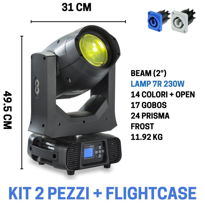 Centolight Spire X23 (KIT 2PZ + FLIGHTCASE) main product photo