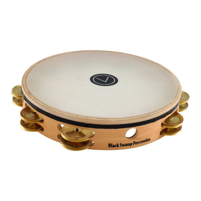 Black Swamp Overture TDOV Tamburello 10" piattini ottone pelle sintetica main product photo