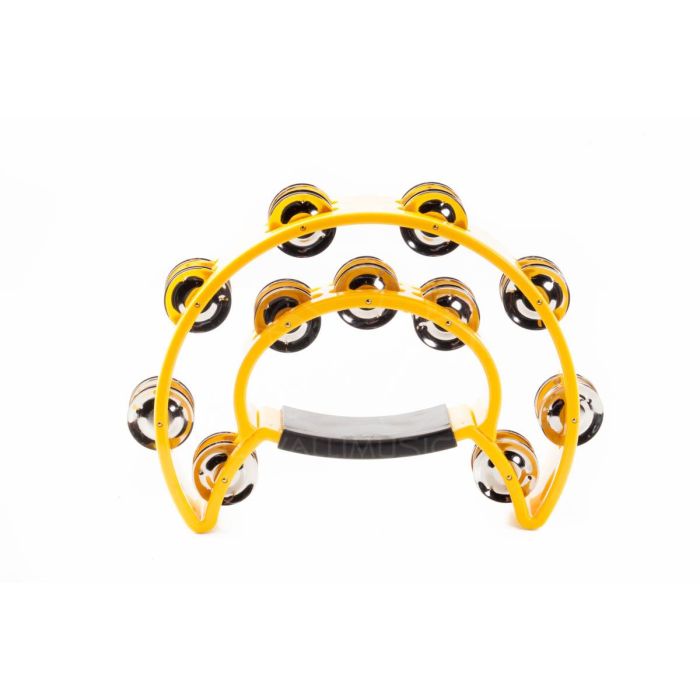 Cembalo Peace mezzaluna doppia fila sonagli plastica giallo main product photo