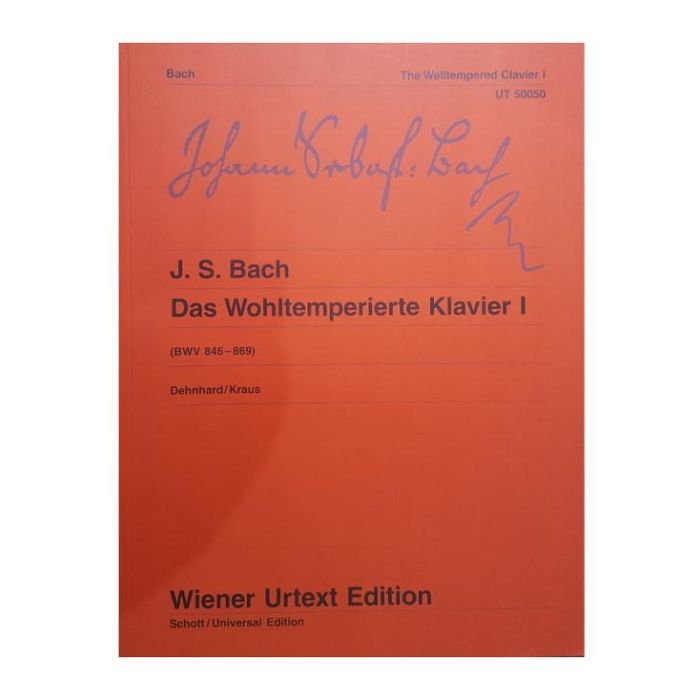 Bach Il Clavicembalo Ben Temperato Vol. 1 ed. Wiener Urtext main product photo