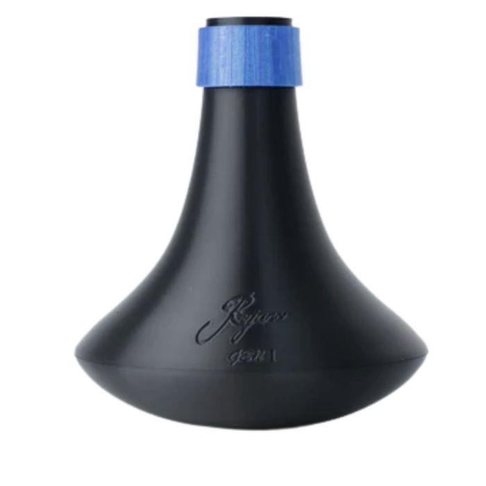 Sordina Trombone Basso Rejano Mutes WHALE Blu Practice in resina Nera main product photo