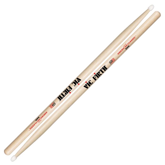 Bacchette Vic Firth American Classic 5AN Hickory Punta Nylon Goccia main product photo