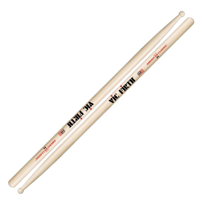 Vic Firth American Classic F1 Hickory Punta Legno Rotonda main product photo