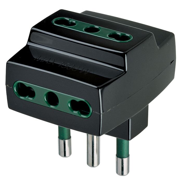 Adattatore Vimar multipresa S17+3P17/11 black main product photo
